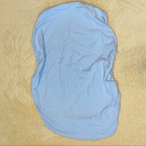 💛 Kushies Baby Blue Bassinet Fitted Cotton Sheet